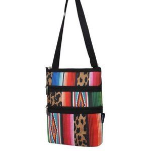 NEW Leopard Serape Cross Body Bag Western CUTE